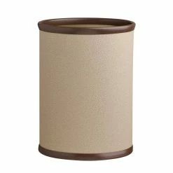 Cosmopolitan 13 Qt. Latte Oval Waste Basket by Kraftware
