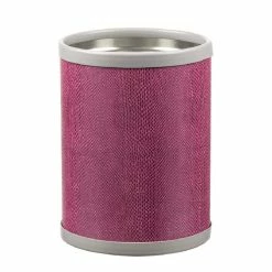 8 qt. Exotic Plum Round Waste Basket by Kraftware