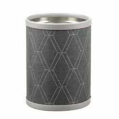 8 qt. Stonehenge Midnight Round Waste Basket by Kraftware