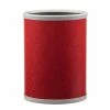 13 qt. Rocks Red Oval Waste Basket by Kraftware