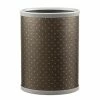 13 qt. Nova Pewter Oval Waste Basket by Kraftware