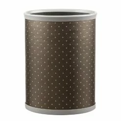 13 qt. Nova Pewter Oval Waste Basket by Kraftware