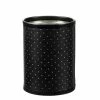 8 qt. Nova Ebonite Round Waste Basket by Kraftware
