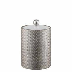San Remo Silver 2 Qt. Tall Ice Bucket with Lucite Lid by Kraftware
