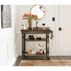 Americano 3 Qt. Polished Chrome & Brass Ice Bucket with Brass Lid, Wood Side Handles by Kraftware 5 Americano 3 Qt. Polished Chrome & Brass Ice Bucket with Brass Lid, Wood Side Handles by Kraftware -Bar Accessories Sales kraftware ice buckets 70194 31 1000