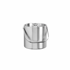 3 Qt. Insulated Ice Bucket in Brushed Stainless Steel by Kraftware