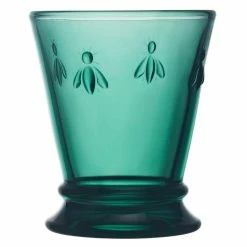 Bee 9 oz. Green/Blue Tumbler (Set of 6) by La Rochere