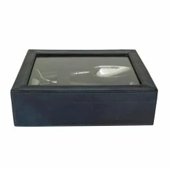 Black Genuine Leather Modern Bar Tool Set by Litton Lane -Bar Accessories Sales litton lane cocktail sets 041352 66 1000