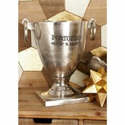 2 Bottle Silver Aluminum Wine Holder by Litton Lane