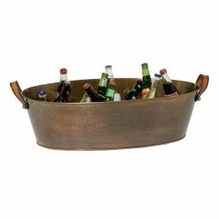 8 Bottle Bronze Stainless Steel Wine Holder by LITTON LANE