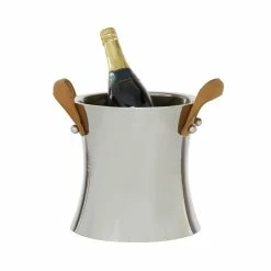 1-Bottle Silver Contemporary Stainless Steel Wine Rack by Litton Lane