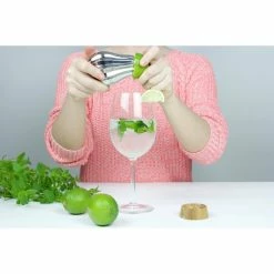 Stainless Steel Bulb Citrus Reamer with Bamboo Stand by Magisso -Bar Accessories Sales magisso cocktail sets 70308ds 4f 1000