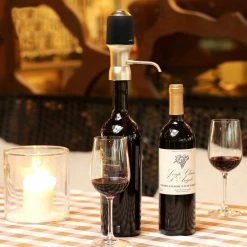 One-Touch Portable Luxury Wine Air Pressure Aerator by MegaChef 8 One-Touch Portable Luxury Wine Air Pressure Aerator by MegaChef -Bar Accessories Sales megachef wine aerators 985112528m 31 1000