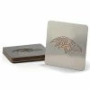 NFL Baltimore Ravens 4 in. Metallics Coasters (Set of 4) by YouTheFan