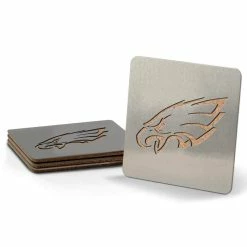 NFL Philadelphia Eagles 4 in. Metallics Coasters (Set of 4) by YouTheFan