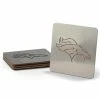 NFL Denver Broncos 4 in. Metallics Coasters (Set of 4) by YouTheFan