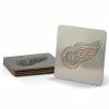 NHL Detroit Red Wings 4" Metallics Coasters Set of 4 by YouTheFan