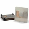 NCAA Miami Hurricanes 4 in. Metallics Coasters (Set of 4) by YouTheFan