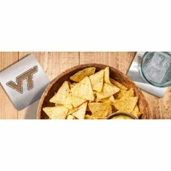 NCAA Virginia Tech Hokies Stainless Steel 4 in. Metallics COasters (Set of 4) by YouTheFan
