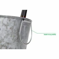 26 qt. Large Silver Metal Beverage Tub with Handles by Mind Reader 11 26 qt. Large Silver Metal Beverage Tub with Handles by Mind Reader -Bar Accessories Sales mind reader beverage tubs itublg sil 1f 1000