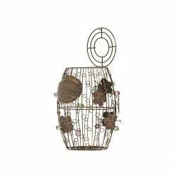 Corky Metal Wine Cork Holder with Ornaments , Bronze by Mind Reader -Bar Accessories Sales mind reader cocktail sets wcorkh blk 1f 1000