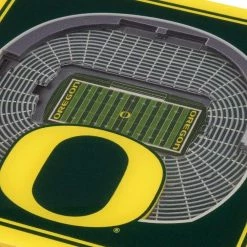 NCAA Oregon Ducks 3D StadiumViews Coasters by YouTheFan -Bar Accessories Sales multi youthefan coasters 5020797 4f 1000