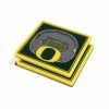 NCAA Oregon Ducks 3D StadiumViews Coasters by YouTheFan