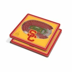 NCAA USC Trojans 3D StadiumViews Coasters by YouTheFan