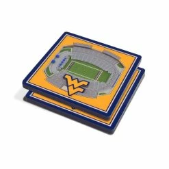 NCAA West Virginia Mountaineers 3D StadiumViews Coasters by YouTheFan