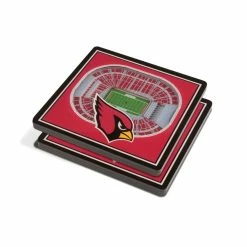 NFL Arizona Cardinals 3D StadiumViews Coasters by YouTheFan