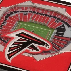 NFL Atlanta Falcons 3D StadiumViews Coasters by YouTheFan -Bar Accessories Sales multi youthefan coasters 5023026 4f 1000