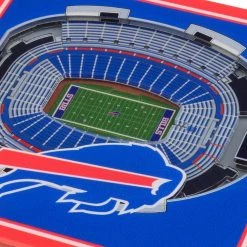 NFL Buffalo Bills 3D StadiumViews Coasters by YouTheFan -Bar Accessories Sales multi youthefan coasters 5023040 4f 1000