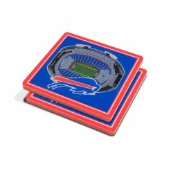NFL Buffalo Bills 3D StadiumViews Coasters by YouTheFan