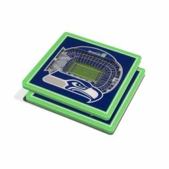 NFL Seattle Seahawks 3D StadiumViews Coasters by YouTheFan