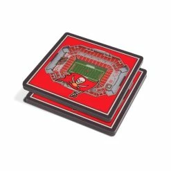 NFL Tampa Bay Buccaneers 3D StadiumViews Coasters by YouTheFan