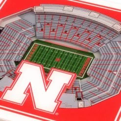 NCAA Nebraska Cornhuskers 3D StadiumViews Coasters by YouTheFan -Bar Accessories Sales multi youthefan coasters 7016696 4f 1000