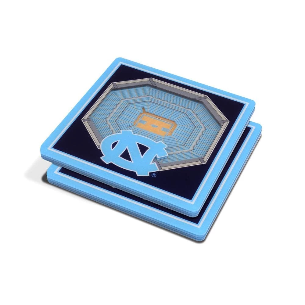 NCAA North Carolina Tar Heels 3D StadiumViews Coasters by YouTheFan 1 NCAA North Carolina Tar Heels 3D StadiumViews Coasters by YouTheFan