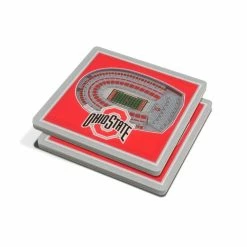 NCAA Ohio State Buckeyes 3D StadiumViews Coasters by YouTheFan