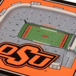 NCAA Oklahoma State Cowboys 3D StadiumViews Coasters by YouTheFan -Bar Accessories Sales multi youthefan coasters 7019796 4f 1000
