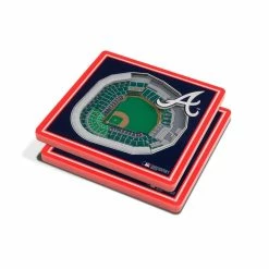 MLB Atlanta Braves 3D StadiumViews Coasters by YouTheFan