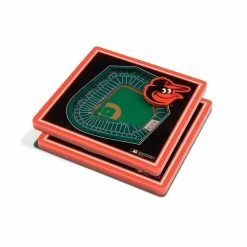 MLB Baltimore Orioles 3D StadiumViews Coasters by YouTheFan