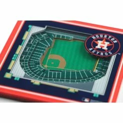 MLB Houston Astros 3D StadiumViews Coasters by YouTheFan -Bar Accessories Sales multi youthefan coasters 9021803 4f 1000