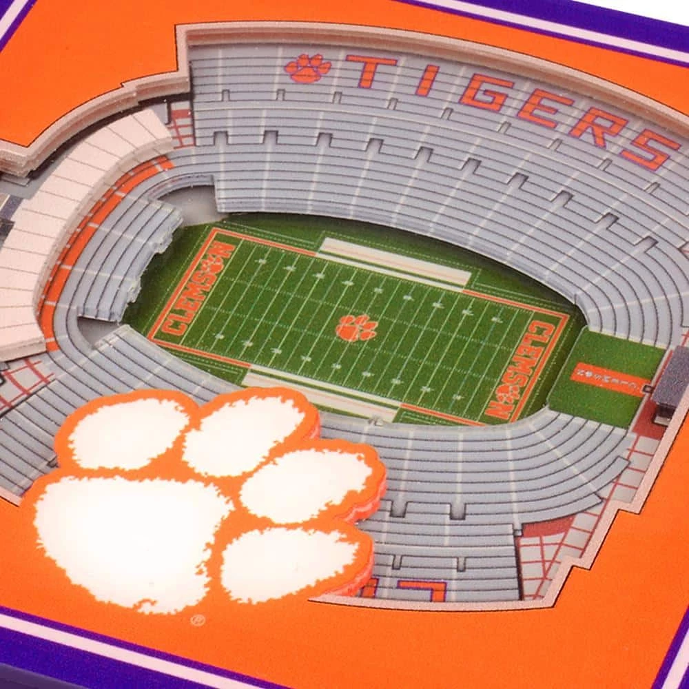 NCAA Clemson Tigers 3D StadiumViews Coasters by YouTheFan 3 NCAA Clemson Tigers 3D StadiumViews Coasters by YouTheFan - Image 3