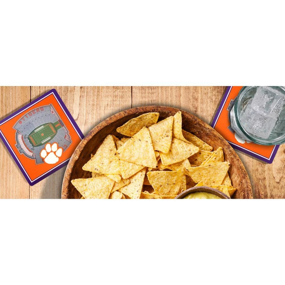 NCAA Clemson Tigers 3D StadiumViews Coasters by YouTheFan 2 NCAA Clemson Tigers 3D StadiumViews Coasters by YouTheFan - Image 2