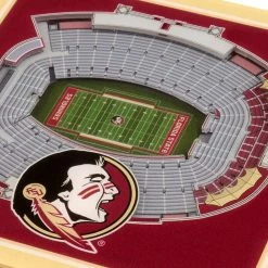 NCAA Florida State Seminoles 3D StadiumViews Coasters by YouTheFan -Bar Accessories Sales multi youthefan coasters 9022756 4f 1000