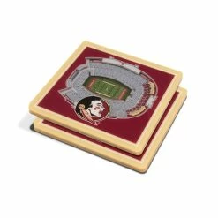 NCAA Florida State Seminoles 3D StadiumViews Coasters by YouTheFan