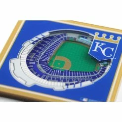 MLB Kansas City Royals 3D StadiumViews Coasters by YouTheFan -Bar Accessories Sales multi youthefan coasters 9024941 4f 1000