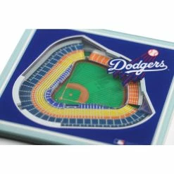 MLB Los Angeles Dodgers 3D StadiumViews Coasters by YouTheFan -Bar Accessories Sales multi youthefan coasters 9024989 4f 1000