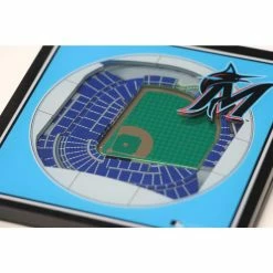 MLB Miami Marlins 3D StadiumViews Coasters by YouTheFan -Bar Accessories Sales multi youthefan coasters 9025009 4f 1000