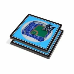 MLB Miami Marlins 3D StadiumViews Coasters by YouTheFan